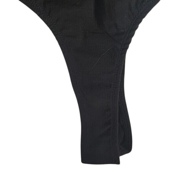 Astr The‎ Label Black Tie Back Bodysuit Size S Womens Stretchy & Fitted Design - Picture 4 of 8